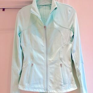 Lulu Lemon Define Jacket Aqua Blue Size Medium